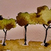 Mi Proyecto del curso:  Paisajes naturales en acuarela. Fine Arts project by Guillermo - 04.18.2021