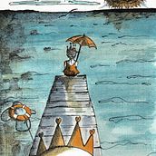 My project in Illustrated Stories: From Idea to Paper course. Traditional illustration project by Sheri Fah - 04.18.2021