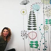 Wall painting . Un progetto di Pittura di Marta Mariano - 08.04.2021