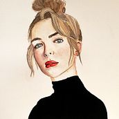 Mi Proyecto del curso: Retrato en acuarela a partir de una fotografía. Traditional illustration project by dorymon - 04.18.2021
