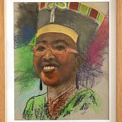 Nefertiti . % Samuel Ntim tarafından hazırlanan Tablo, Ve Portre Çizimi projesi - 04.18.2021