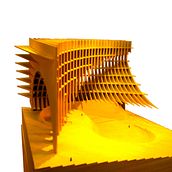 Artefacto arquitectónico que explora nuevas geometrías constructivas y posibilidades espaciales.. Un progetto di Architettura di David Freites - 02.07.2017