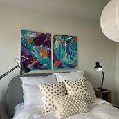 Mi Proyecto del curso: Iniciación al enmarcado. Un proyecto de Arte urbano y Decoración de interiores de Nicoll Callejas - 18.04.2021
