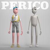 Perico. 3D, 3D Animation, 3D Design, 3D Character Design, Sculpture, and 3D Modeling project by Álvaro Marcos Garrote - 04.19.2021