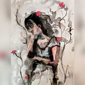 My project in Embroidery and Watercolor Basic Techniques course. Een project van Borduurwerk y Aquarelschilderen van Abby Lee - 19.04.2021