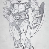 Este es mi proyecto del curso, he creado un Superhéroe, inspirado en mi mismo y el Capitán América, lo he llamado "PATRIOT EAGLE". Espero que os guste,.. Comic project by Alberto Montilla Pérez - 04.28.2021