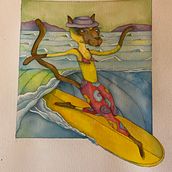 Fancy Footwork. Watercolor Painting, Children's Illustration, and Traditional illustration project by Nancy Simenc - 08.01.2020