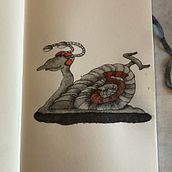 Snail Joke (I’d love to make a book of these).. Children's Illustration, Traditional illustration, Ink Illustration, and Sketchbook project by Nancy Simenc - 02.19.2021