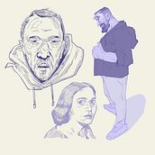 character design and sketches. Projekt z dziedziny Projektowanie postaci,  R, sunek i Sketching użytkownika Bavro Ehab - 19.04.2021