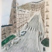 Mon projet du cours : Paysages urbains à l’aquarelle. Watercolor Painting project by Valerie Jackson - 04.20.2021