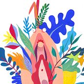 La naturaleza de la mujer. Un projet de Illustration traditionnelle, Illustration botanique et Illustration jeunesse de Iria Sara - 08.04.2021