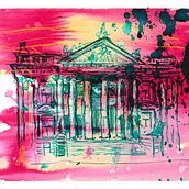 Belgium travel illustrations. Architectural Illustration, Editorial Illustration, Traditional illustration, Sketchbook, Creativit & Ink Illustration project by Yana Knight - 04.19.2021