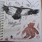 Ink Drawings. Een project van  Tekening y  Illustratie met inkt van Patrícia Correia - 19.12.2020