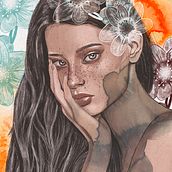   Mi Proyecto del curso: Retrato ilustrado con Procreate. Traditional illustration, Drawing, and Digital Illustration project by Suam Hernández - 04.19.2021