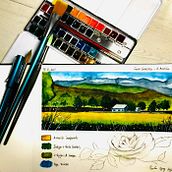 Mi Proyecto del curso: Cuaderno de viaje en acuarela de Alicia Aradilla . Traditional illustration project by Paula López Delgado - 04.19.2021