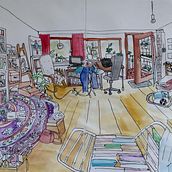 Sketchbook. Un projet de Illustration traditionnelle, Dessin, Dessin de portrait , et Carnet de croquis de Jenny Gebauer - 19.04.2021