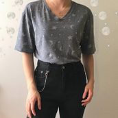 Up-cycling de una playera. Un progetto di Creatività, Design, Design digitale, DIY, Fotografia di moda, Instagram, Pittura, Upc e cling di Caro Morales - 15.04.2021