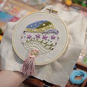 My 1st piece . Projekt z dziedziny  Haft użytkownika Kesara Tangwirottham - 20.04.2021