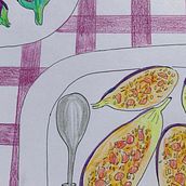 Food by color. Un proyecto de Ilustración tradicional de Angela Vargas - 20.02.2021