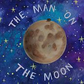 The Man on the Moon. Acr, lic Painting, Children's Illustration, Traditional illustration, and Watercolor Painting project by Janki Patel - 12.01.2019