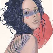 My project in Illustrated Portraits with Procreate course. Digital Illustration project by garbogiada - 04.20.2021