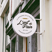 L'Art du Pain. Un proyecto de Br, ing e Identidad y Diseño gráfico de Allison Navarro - 19.03.2018