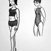 My project in Figure Drawing for Beginners course. Ilustração tradicional projeto de Vendula Gresova - 20.04.2021