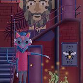 Mi Proyecto del curso: Creación de personajes y mundos ilustrados. Traditional illustration project by Silvana Caravantes - 04.20.2021