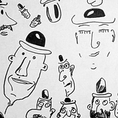 Sketchbook: Objetos, comics y casas inestables. Drawing, Traditional illustration & Ink Illustration project by Julián Enriquez - 11.26.2020