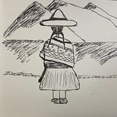 Mujer andina, boceto que hago desde la pequeña infancia . % marcia_rosales tarafından hazırlanan Eskiz çizimi projesi - 04.20.2021