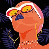 Glow in dark poster. Un proyecto de Ilustración tradicional y Diseño de carteles de Radu F. - 21.04.2021