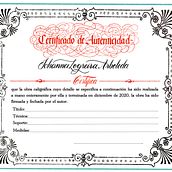 Certificado & Instructivo. Calligraph project by Johanna Logreira - 12.10.2020