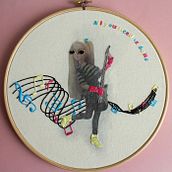 Mi Proyecto del curso: Bordado en fotografías sobre tela. Embroider project by emmacoud - 04.21.2021
