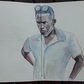 IBO. Portrait Drawing project by Marcos Nunez - 04.29.2021