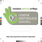 Pegatina Consumo Responsable Sabadell. Graphic Design project by Roger Pérez Soler - 04.21.2021