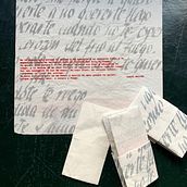 Pena de amor. Calligraph, and Screen Printing project by Jacky Matus - 06.24.2000