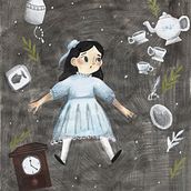 Mi Proyecto del curso: Experimentación gráfica para relatos ilustrados. Un progetto di Illustrazione editoriale, Illustrazione tradizionale, Illustrazione infantile e Pittura gouache di Alejandra Ruiz Guerra - 21.04.2021