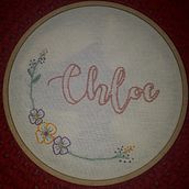 Meu projeto do curso: Técnicas básicas para bordado de letras. Embroider project by Andreza Moura - 04.21.2021