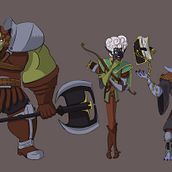 Mi Proyecto del curso: Introducción al diseño de personajes para animación y videojuegos. Projekt z dziedziny Komiks, Concept art, R, sunek c i frow użytkownika Eduardo Gómez Ruiz - 22.04.2021