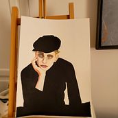 My project in Watercolor Portrait from a Photo course. Un proyecto de Pintura a la acuarela de Kari - 22.04.2021