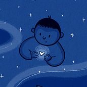 Mi Proyecto del curso: Introducción a la psicología del color/ Promesa a las estrellas . Un progetto di Illustrazione tradizionale, Illustrazione digitale e Illustrazione infantile di Catalina Etcheverry - 22.04.2021