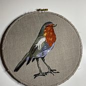 Mi Proyecto del curso: Pintar con hilo: técnicas de ilustración textil. Un projet de Design de bijoux de nathalia lasley - 22.02.2021