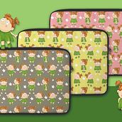 LITTLE KID AND STARS. Children´s illustration. Seamless pattern design. . % Veronica Ortega tarafından hazırlanan Dijital Çizim, Aksesuar Tasarımı, Geleneksel illüstras, on, Piksel Sanatı, Görsel-İşitsel Prodüksi, on, El, Ve af Sanatları projesi - 03.10.2021
