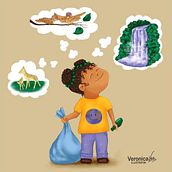 ENVIRONMENTAL AWARENESS. Children´s Illustration . % Veronica Ortega tarafından hazırlanan Çizim, Sanatsal Çizim, Dijital Çizim, Eğitim, Editor, al İllüstras, on, Geleneksel illüstras, on, Çocuk İllüstras, onu, Doğalcı İllüstras, on, Ve Piksel Sanatı projesi - 03.07.2021