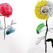 One line sketching Ein Projekt aus dem Bereich Zeichnung, Traditionelle Illustration, Sketchbook und Skizzenentwurf von Elena - 22.04.2021