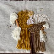 Mi Proyecto del curso: Creación de tapices bordados. Sewing, Crochet, Decoration, Fiber Arts, Textile D, and eing project by Javiera Morales Faúndes - 04.22.2021