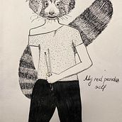 Animalise yourself :: My Red Panda Self. Children's Illustration, and Drawing project by Eleni Konstantinidou - 04.22.2021