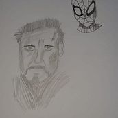 Toni y spiderman. Traditional illustration, Film, Video, and TV project by Marcos Marcos - 04.22.2021