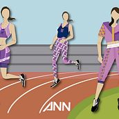 Marca de indumentaria para running / creación de estampas  Ein Projekt aus dem Bereich Modedesign von Ana Lanuto Páez - 22.04.2021