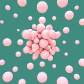 Simple animation - Spheres. Un proyecto de 3D, Animación 3D, Dirección de arte, Diseño y Diseño 3D de Sofía Gregorio - 22.04.2021